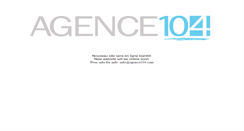 Desktop Screenshot of agence104.com